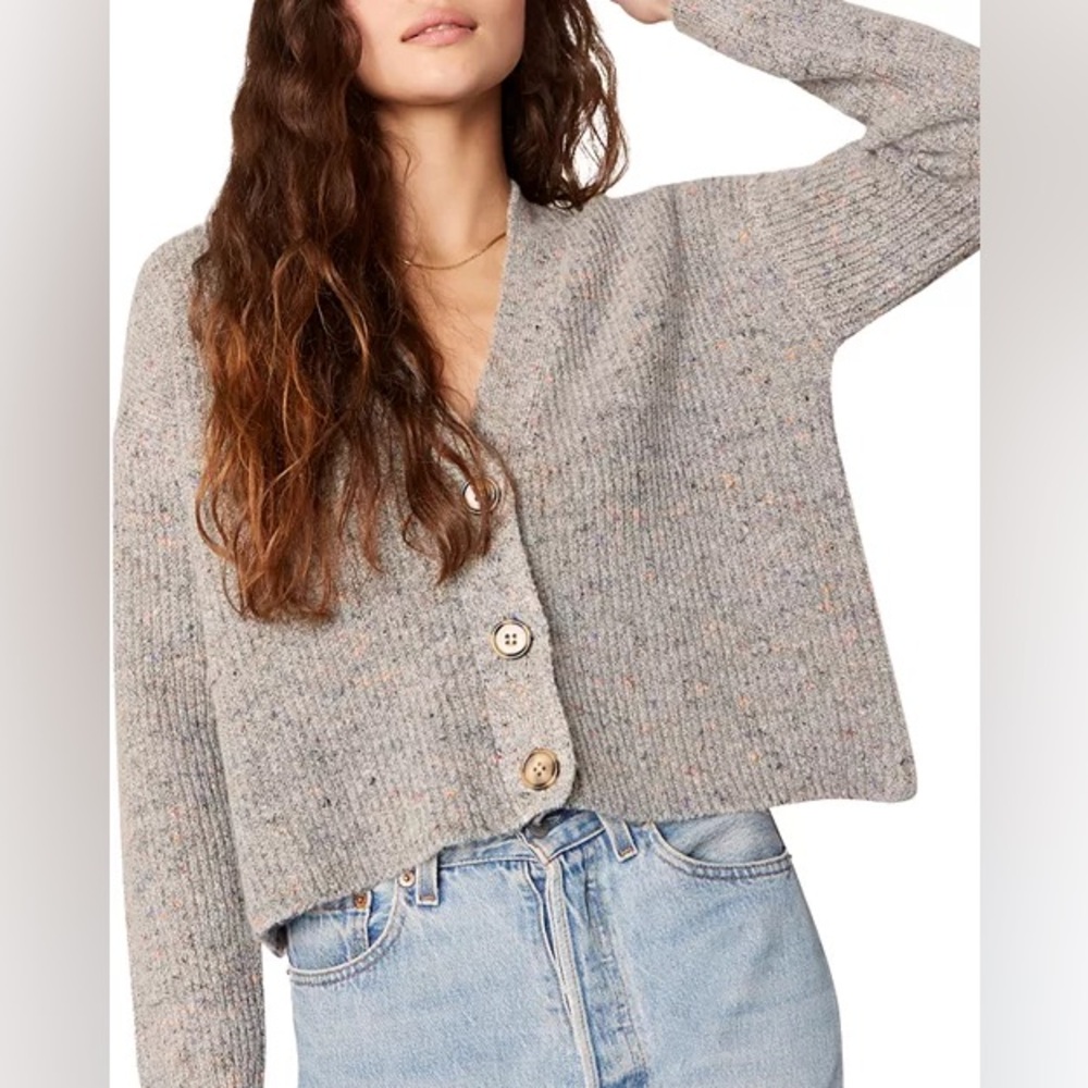 BB Dakota Speckle Cardigan Sweater